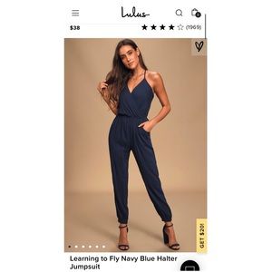 Lulus Halter jumpsuit